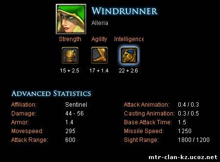 Гайд по герою Alleria | Виндраннер | Windrunner